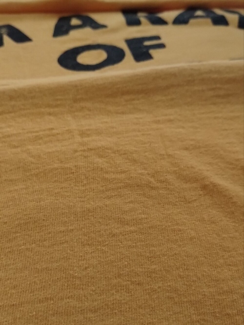 Spencer's 🌞 Oversized Unisex Graphic Tee Deep Golden Yellow Black Bold Slogan - Picture 6 of 6